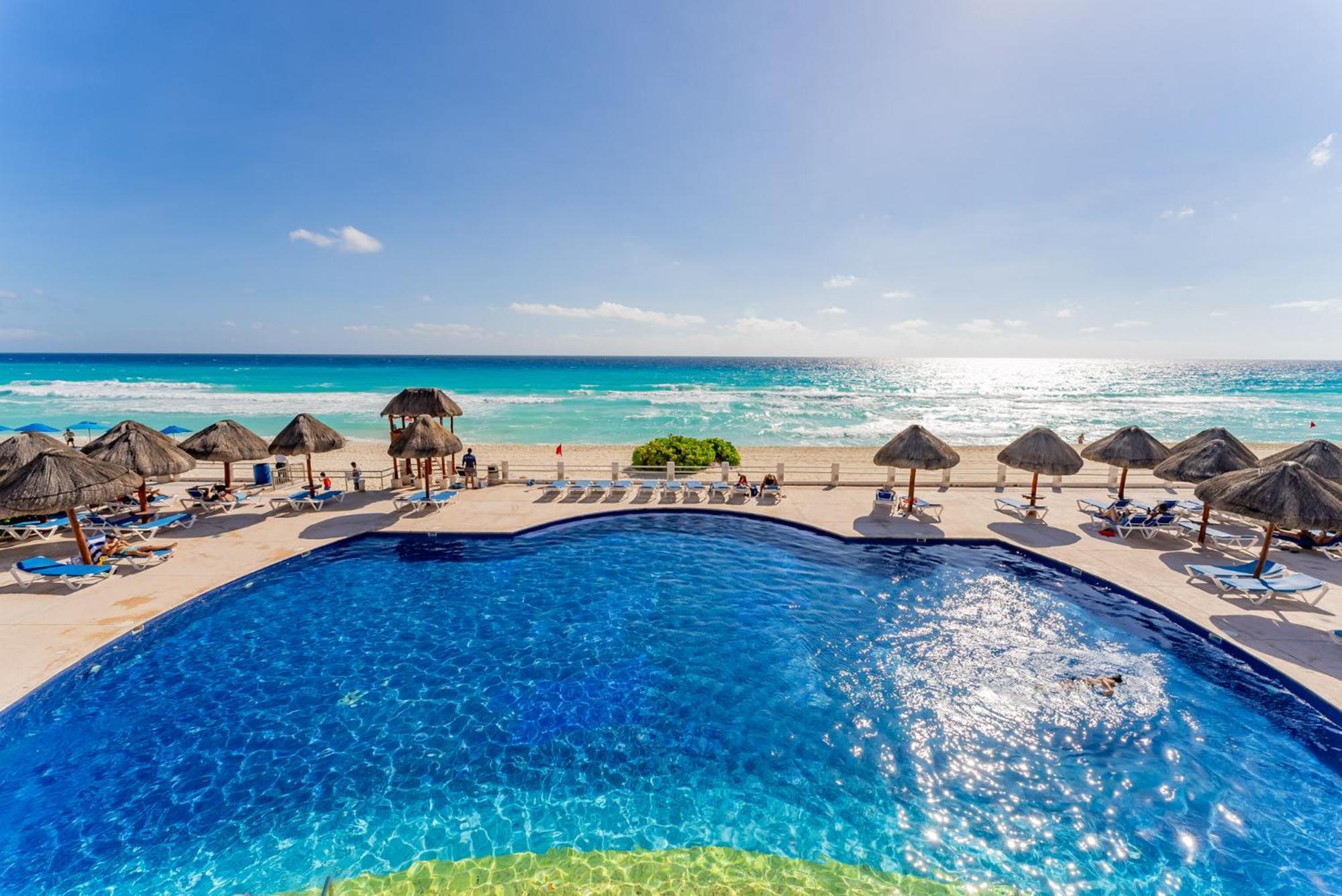 Sparkling Ocean View In 칸쿤 외부 사진